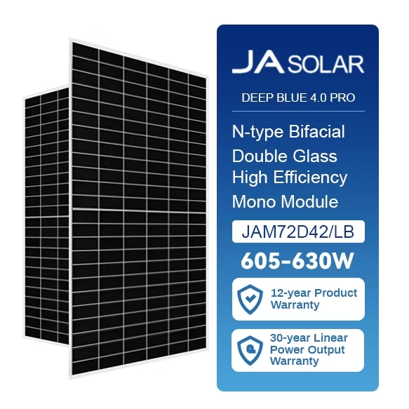 JA Solar Panels 615W Bifacial